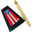DP Music Cowbell 8" With Beater &  Bag Puerto Rico Flag