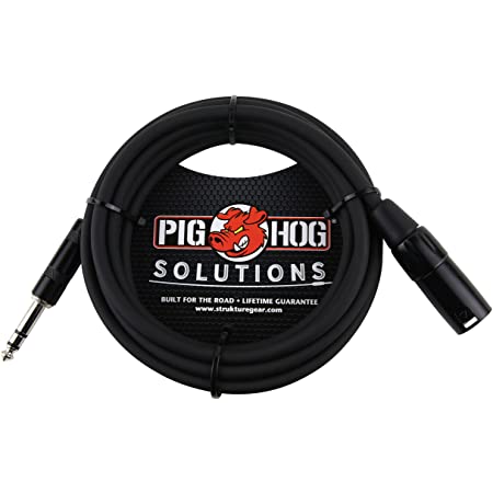 Pig Hog 10ft High Quality TRS Male - XLR Male Balanced Cable