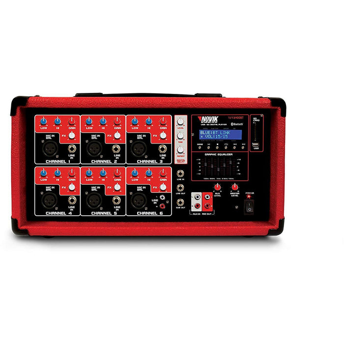 Novik NEO MIXER NVK 6400-BT  6 Channel Powered Mixer