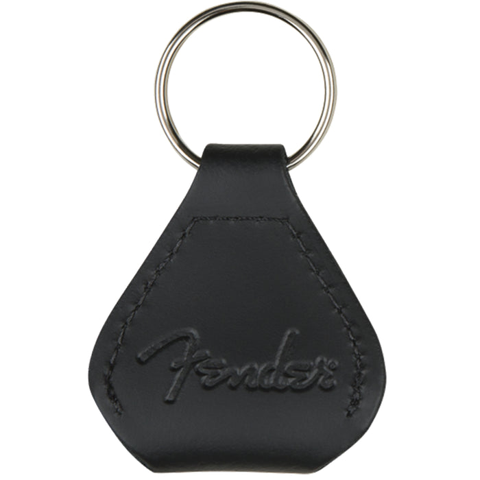 Fender Leather Pick Holder Keychain, Black