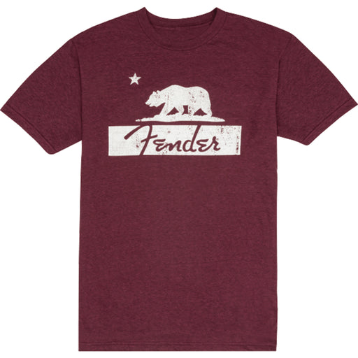 FENDER® BURGUNDY BEAR UNISEX T-SHIRT