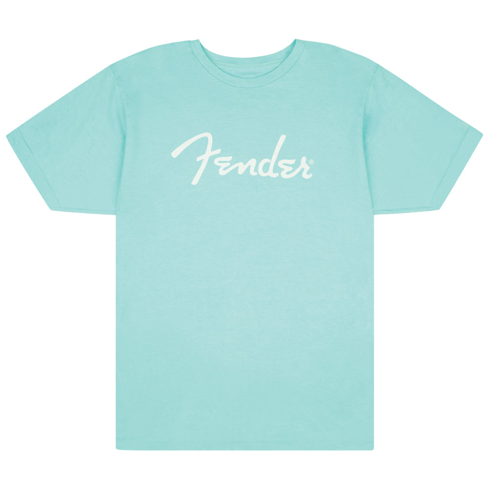 Fender® Spaghetti Logo T-Shirt, Daphne Blue