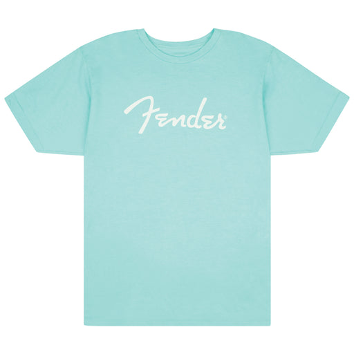 Fender® Spaghetti Logo T-Shirt, Daphne Blue