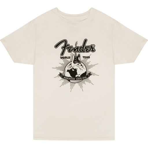 Fender® World Tour T-Shirt, Vintage White
