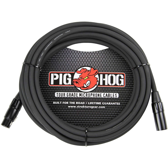 Pig Hog PHM25 High Performance 8mm XLR Microphone Cable, 25 feet