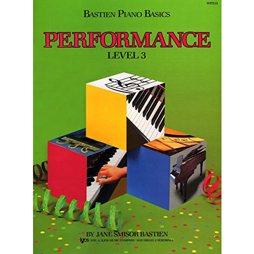 Bastien Piano basics Performance: Level 3