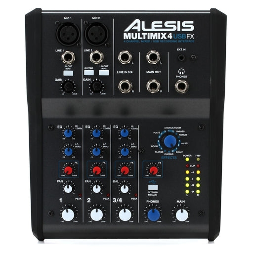 Alesis Multimix 4 USB FX Mixer with USB & Effects