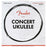 Fender California Coast Clear Nylon Ukulele Strings - Concert