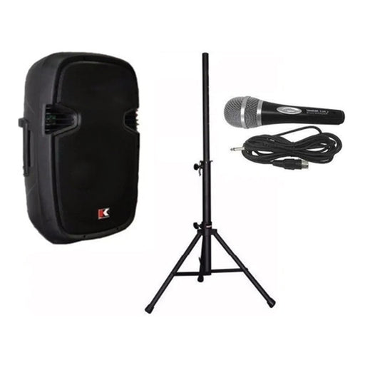 Kohlt 15" Powered BlueToothPA Speaker Cabinet With LED Illumination KMAS15A-PACK (AVAILABLE FOR PICKUP AT STORE)