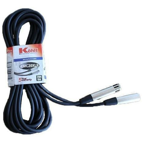 Kohlt Kmc20xlr Microphone Cable 20ft