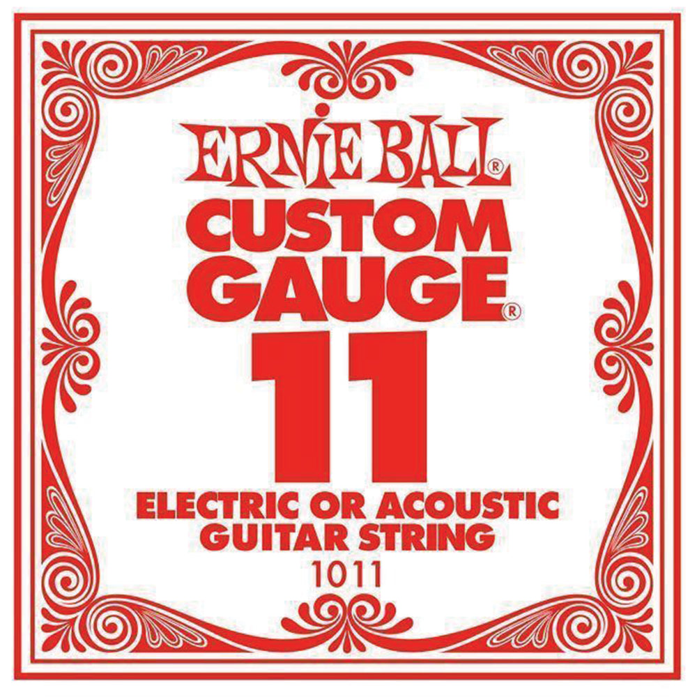 Ernie Ball: 0.11 Plain Steel Ball End Guitar String