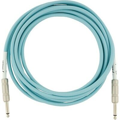 Fender Original Series Straight to Straight Instrument Cable - 10 ft Daphne Blue