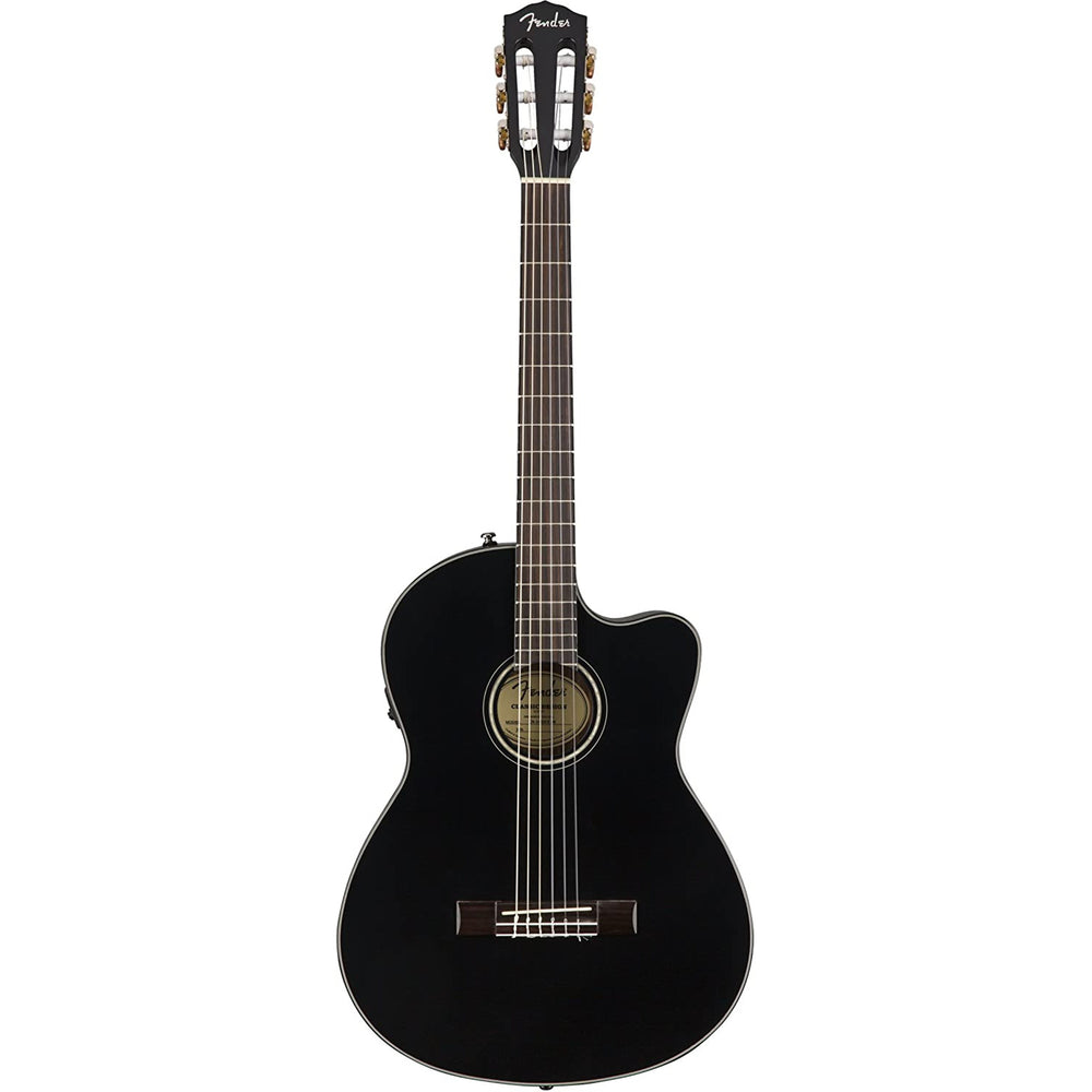 Fender Classical Guitar CN-140SCE w/ Hard Case Black