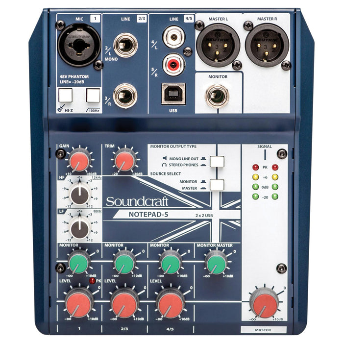 Soundcraft Notepad-5