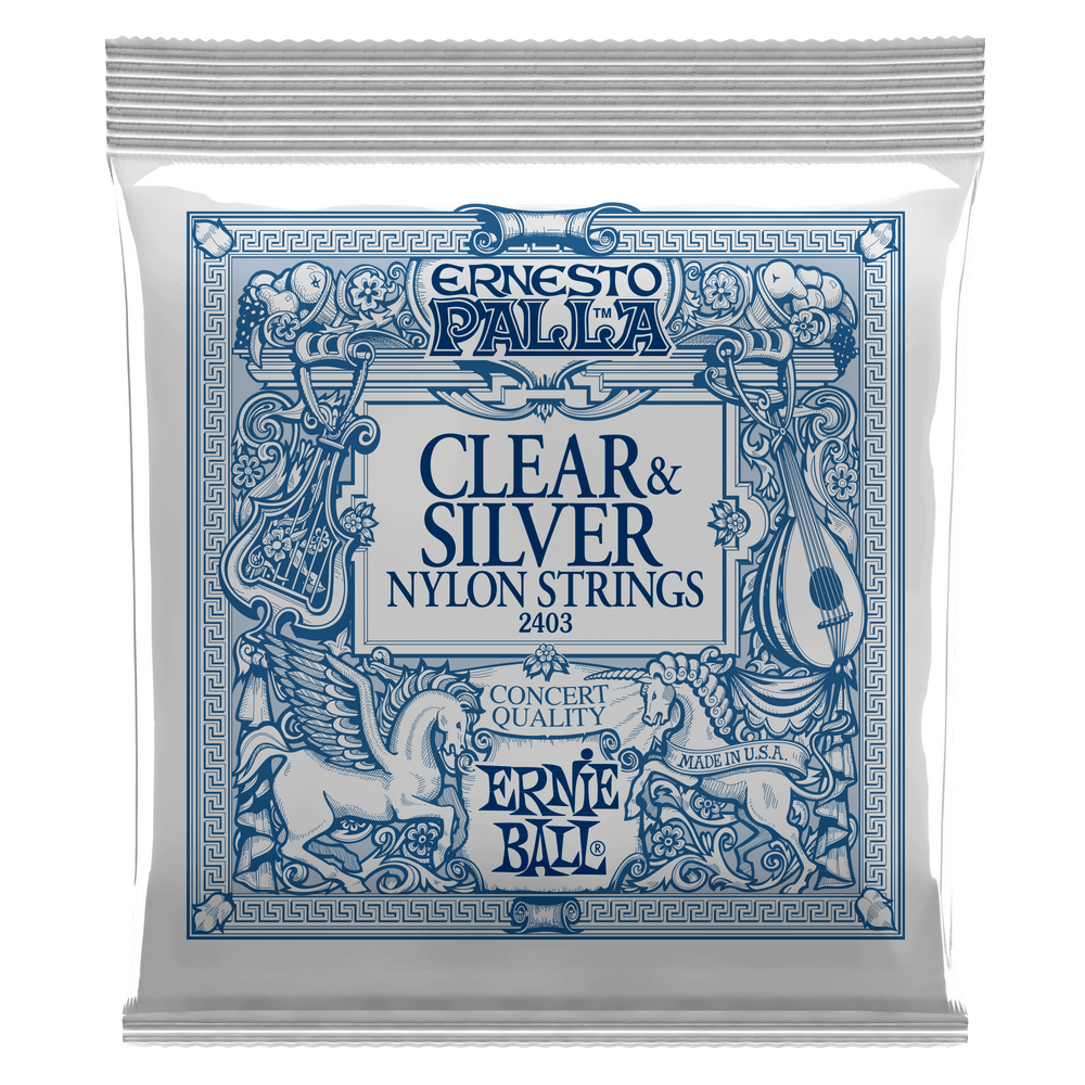 Ernesto Palla Clear & Silver Nylon Classical Guitar String