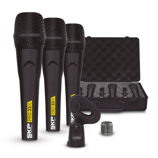 SKP PRO-33K Professional Dynamic Microphones Kit