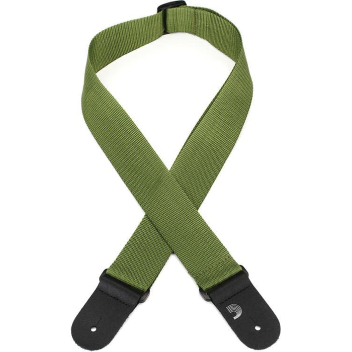 D'Addario Polypropylene Guitar Strap - Green