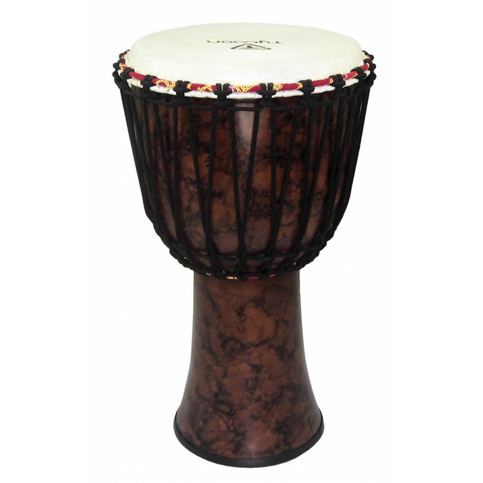 Tycoon Percussion TFAJ-10MA African Djembe with 10" Goat Skin Head Marble Finish