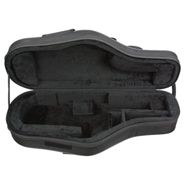 Kaces Lightweight Hardshell Alto Sax Case, Black