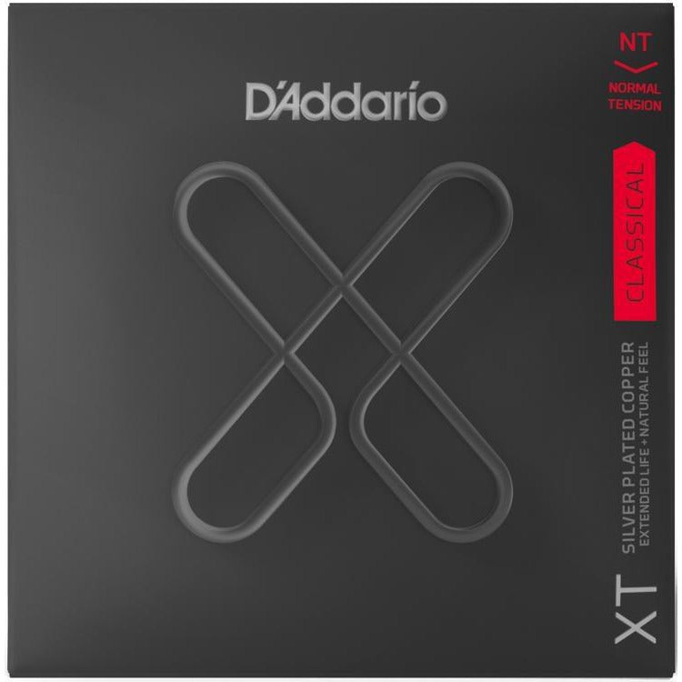 D'Addario XTC45 XT Classical Silver Plated Copper Classical Guitar Strings Normal Tension