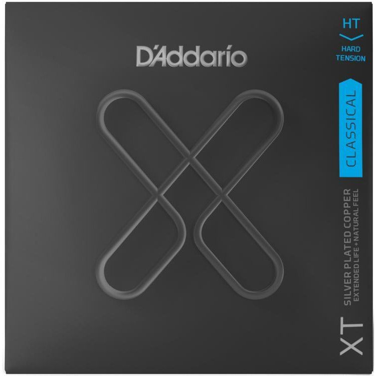 D'Addario XTC46 XT Classical Silver Plated Copper Classical Guitar Strings Hard Tension