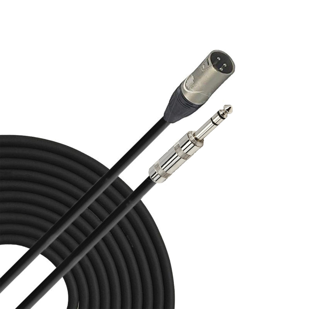 Studio Z 3 Pin XLR Male to 1/4 Male Cable 10ft