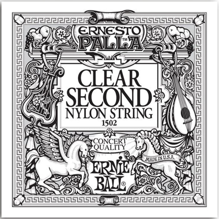 Ernie Ball Ernesto Palla Nylon Classical Clear 2nd, 1502