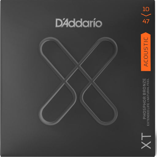 D'Addario XTAPB1047 XT Phosphor Bronze Acoustic Guitar Strings -.010-.047 Extra Light