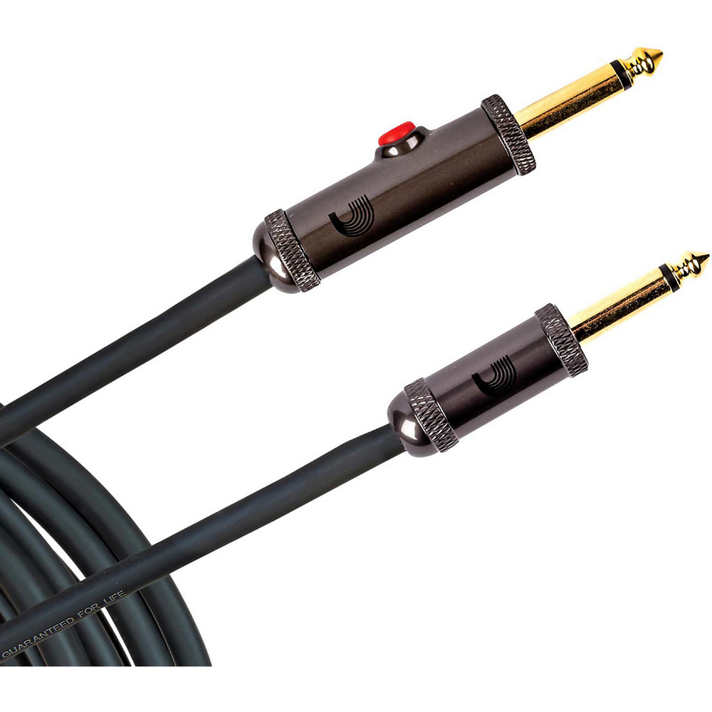 D'Addario Circuit Breaker Instrument Cable 10ft