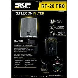 SKP Pro Audio RF-20 Studio Microphone Reflection Filter Isolation Shield