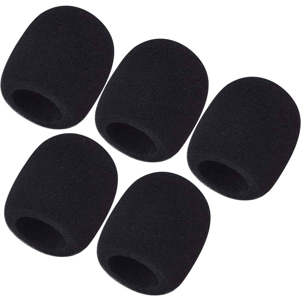 Music Access Brand Microphone Winscreen Black SWS-5-BK 5 Pack