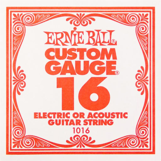 Ernie Ball: 0.16 Plain Steel Ball End Guitar String