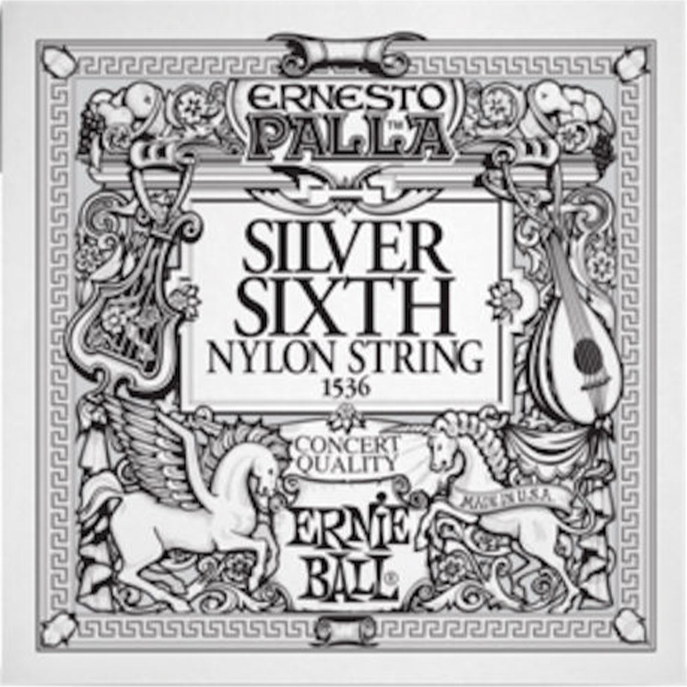 Ernie Ball Silver Ernesto Palla Nylon Classical Guitar String 6TH. 1536