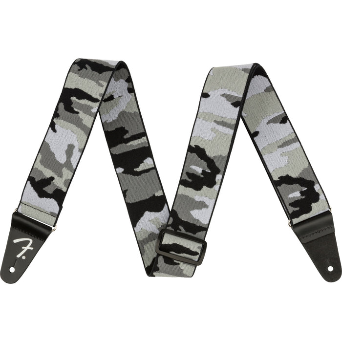 Fender WeighLess 2-inch Guitar Strap - Gray Camo