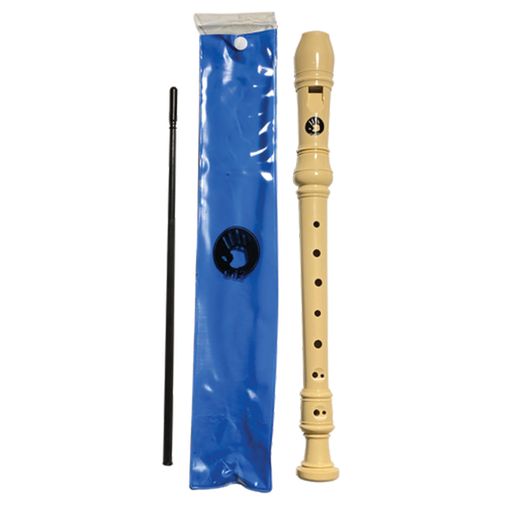5D2 Plastic Soprano Baroque Recorder, Natural (Flauta)