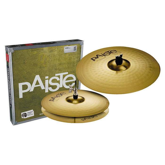 PAISTE 101 Brass Essential Set 14" Hi-Hat , 18" Crash/Ride