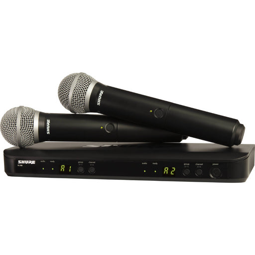 Shure Dual Channel Wireless Handheld Microphone System PG58