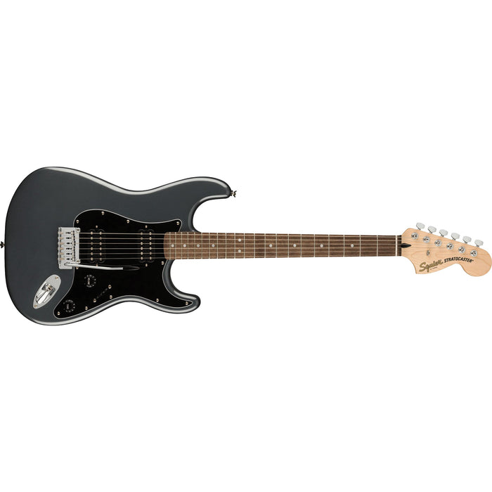 Squier Affinity Series Stratocaster Electric Guitar - Charcoal Frost Metallic with Laurel Fingerboard