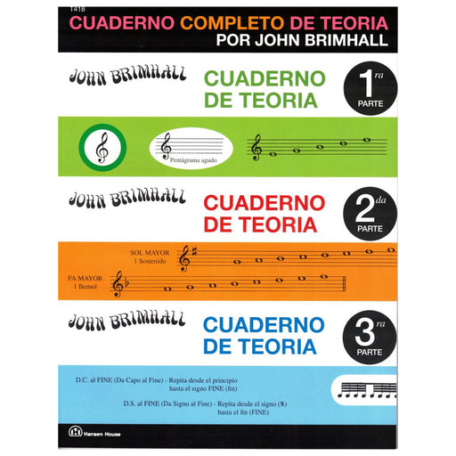 Cuaderno Completo de Teoria John Brimhal 3 en 1