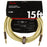 Fender Deluxe Series Straight to Straight Instrument Cable - 15 Ft Tweed