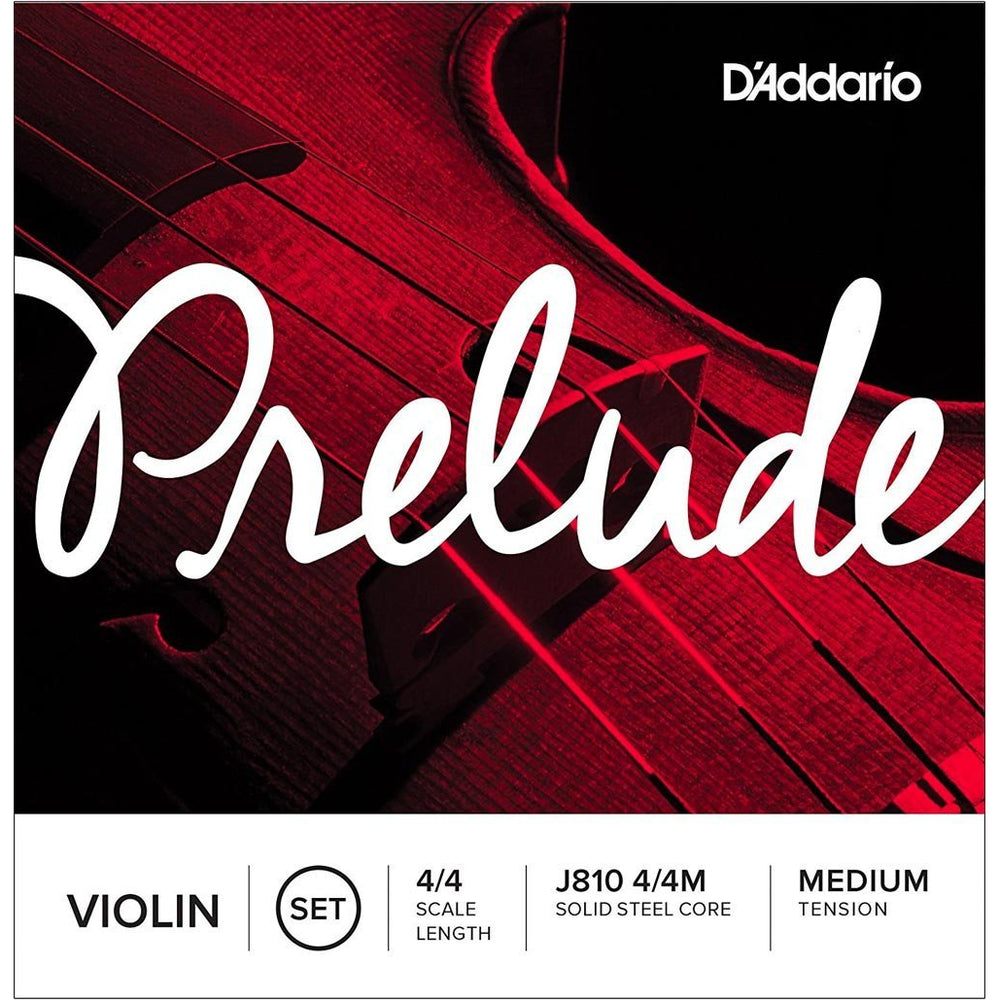 D'Addario J810-44M Prelude 4/4-Scale Violin Strings - Medium