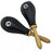 5d2 Professional Rawhide Maracas Large Black